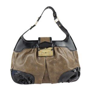 LOUIS VUITTON Black Monogram Leather Bag